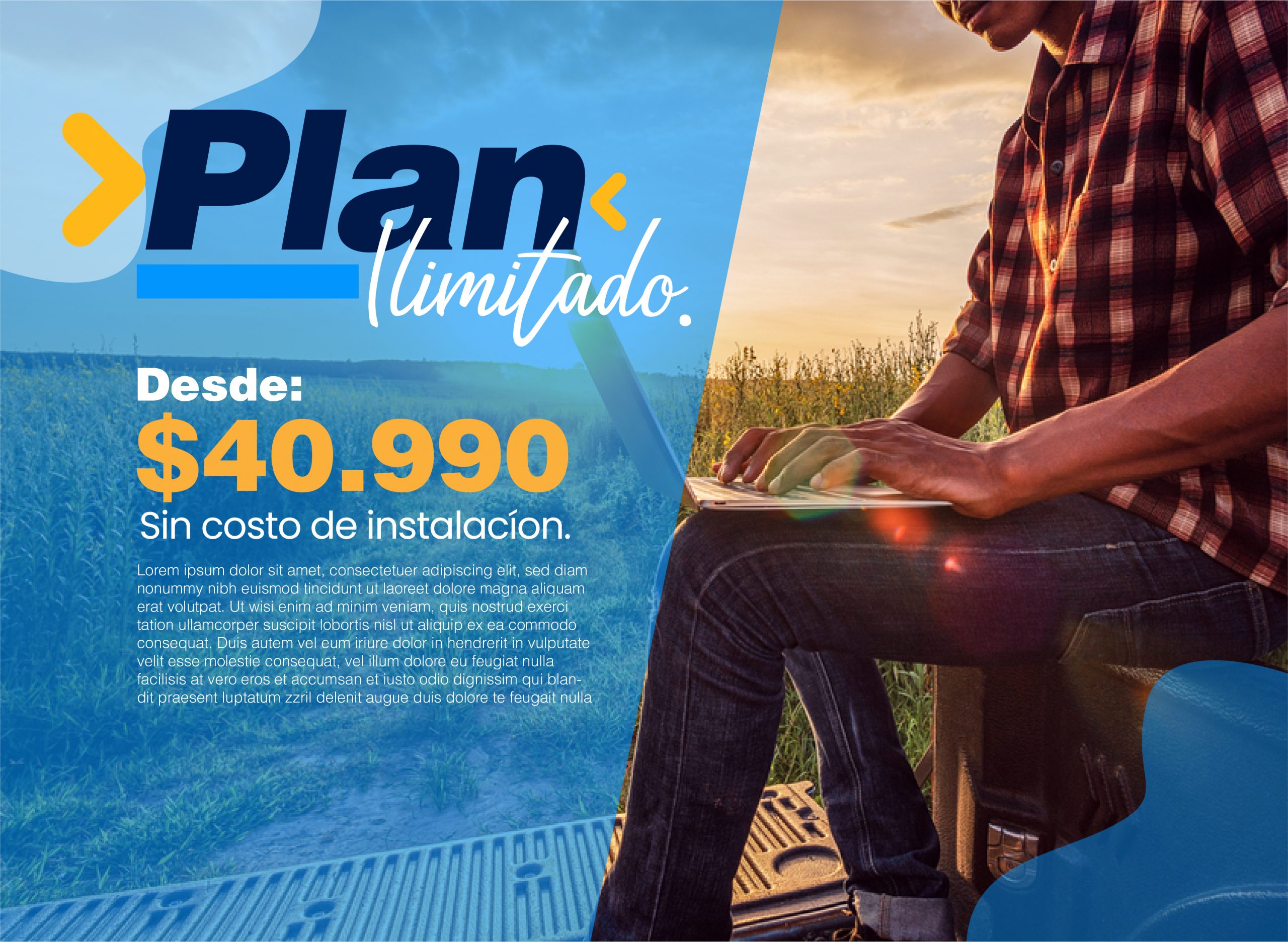 Gráfico de servicios técnicos Amplitel